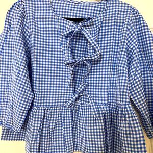 casual blouse in trend size large new
